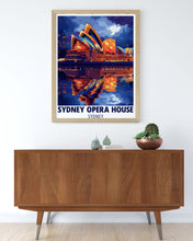 Load image into Gallery viewer, Sydney Opera House Art - Harbour Bridge and Bondi Beach Prints - Australia Decor-3