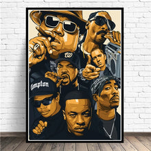 Load image into Gallery viewer, Hip Hop Tu Pac Legend Star Posters and Prints Rapper Star Canvas Paintings on the Wall Art Pictures for Home Decoration-0
