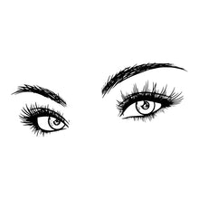 Load image into Gallery viewer, Fashion Women Eyebrows Lashes Art Black and White Posters Wall Prints Painting Oil Painting on Canvas Posters Print Art Picture-7