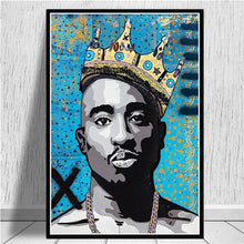 Load image into Gallery viewer, Hip Hop Tu Pac Legend Star Posters and Prints Rapper Star Canvas Paintings on the Wall Art Pictures for Home Decoration-9