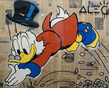 Load image into Gallery viewer, HD Motivation Cartoon Duck Make Money Graffiti Street Wall Art Pop Art Posters and Prints Painting on Canvas for Home Room Decor-8