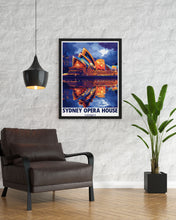 Load image into Gallery viewer, Sydney Opera House Art - Harbour Bridge and Bondi Beach Prints - Australia Decor-2