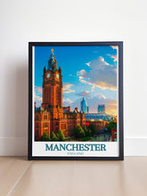 Load image into Gallery viewer, Manchester Framed Prints - Manchester Town Hall Posters - Old Trafford Art - Manchester Wall Decor-1
