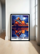 Load image into Gallery viewer, Sydney Opera House  Art -  Harbour Bridge and Bondi Beach  Prints - Australia  Decor-0
