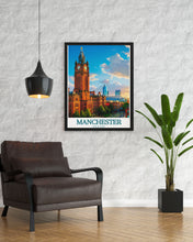 Load image into Gallery viewer, Manchester Framed Prints - Manchester Town Hall Posters - Old Trafford Art - Manchester Wall Decor-3
