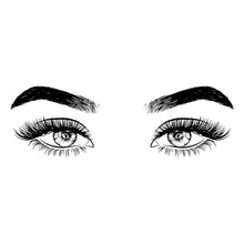 Load image into Gallery viewer, Fashion Women Eyebrows Lashes Art Black and White Posters Wall Prints Painting Oil Painting on Canvas Posters Print Art Picture-6
