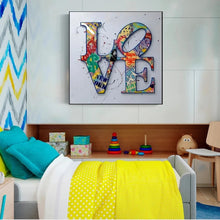 Load image into Gallery viewer, Modern Wall Decor Graffiti Art LOVE Canvas Paintings on the Wall Art Posters Prints Wall Pictures for Living Room Home Cuadros-4

