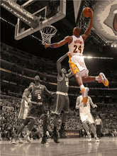 Load image into Gallery viewer, Kobe Bryant Posters Dunk Sport Basketball Wall Art Decor for Home Living Room Bedroom Tableau Pictures Prints Canvas Paintings-4

