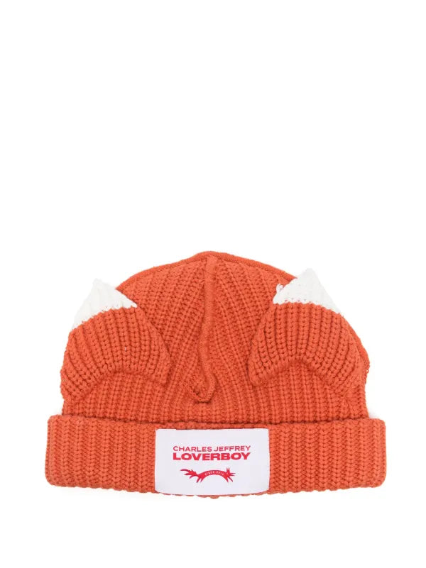Charles Jeffrey Loverboy Ears-Detailed Beanie