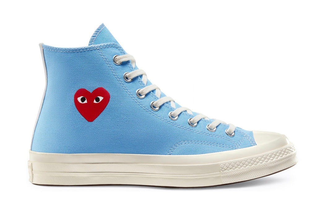 Converse Chuck Taylor All-Star 70s Hi Comme des Garcons Play Bright Blue