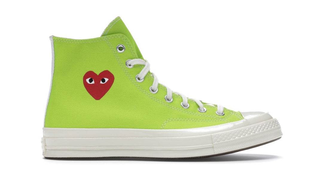 Converse Chuck Taylor All-Star 70s Hi Comme des Garcons Play Bright Green